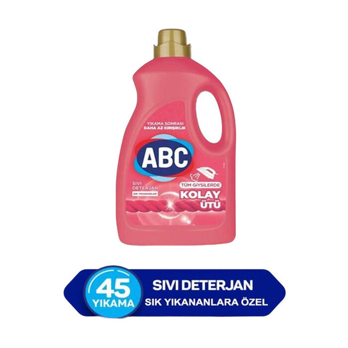 Abc Sıvı Deterjan 2700 Ml Kolay Ütü