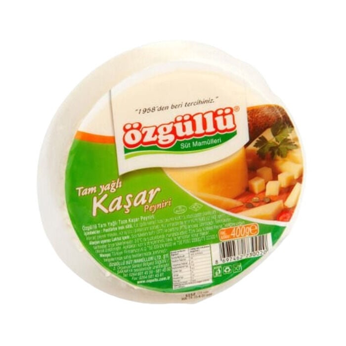 Tam Yağlı Kaşar Peyniri 400 Gr