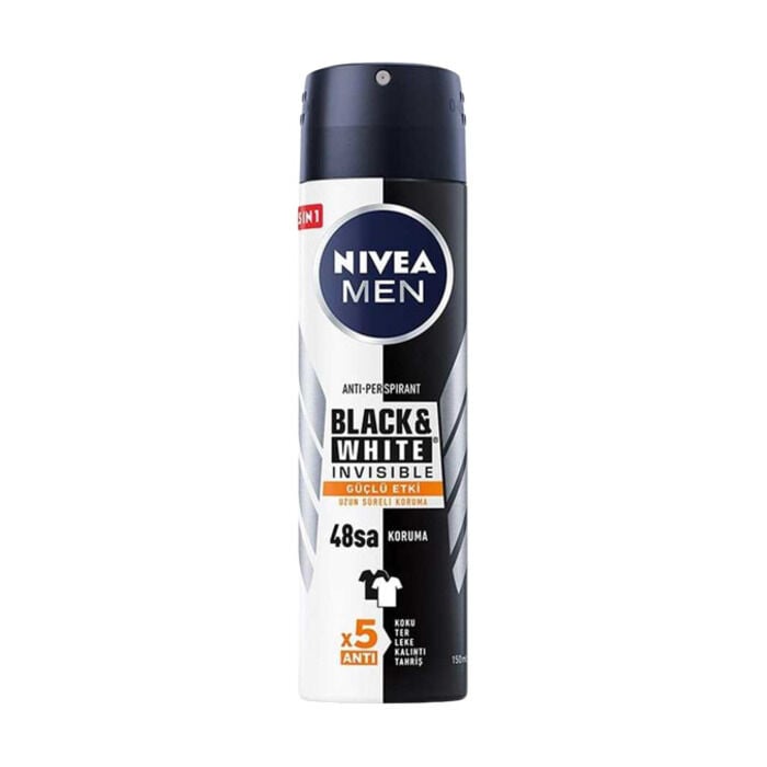 Invisible Black & White Güçlü Etki Deodorant Sprey 150 Ml