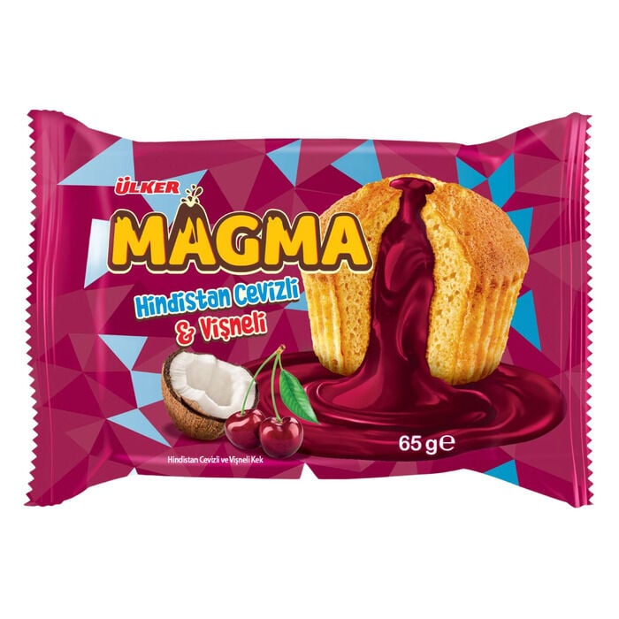 Magma Hindistan Cevizli & Vişneli Kek 65 Gr
