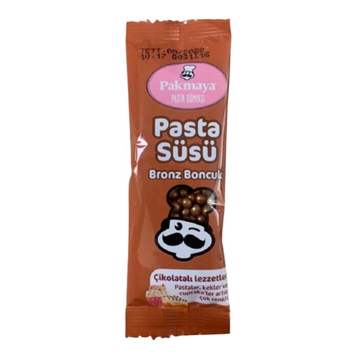 Pasta Süsü Bronz Boncuk 15 Gr