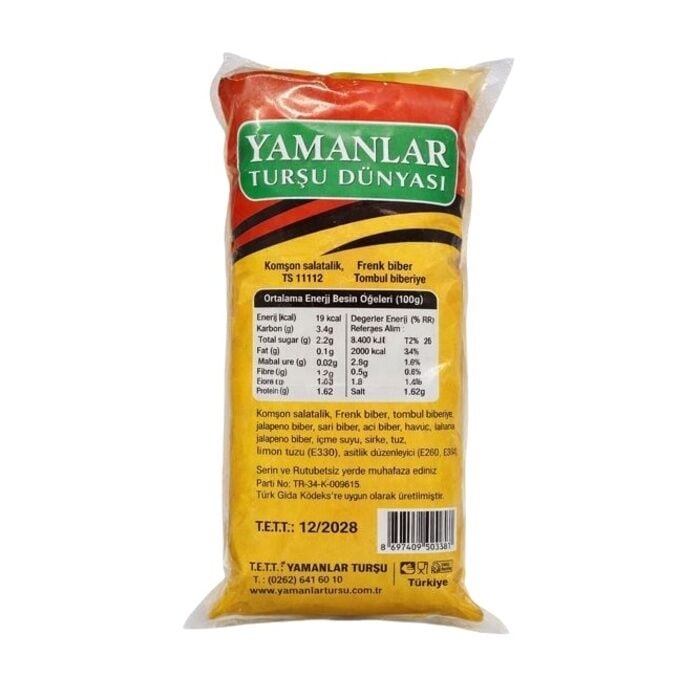 Kornişon Acı Biber 150 Gr