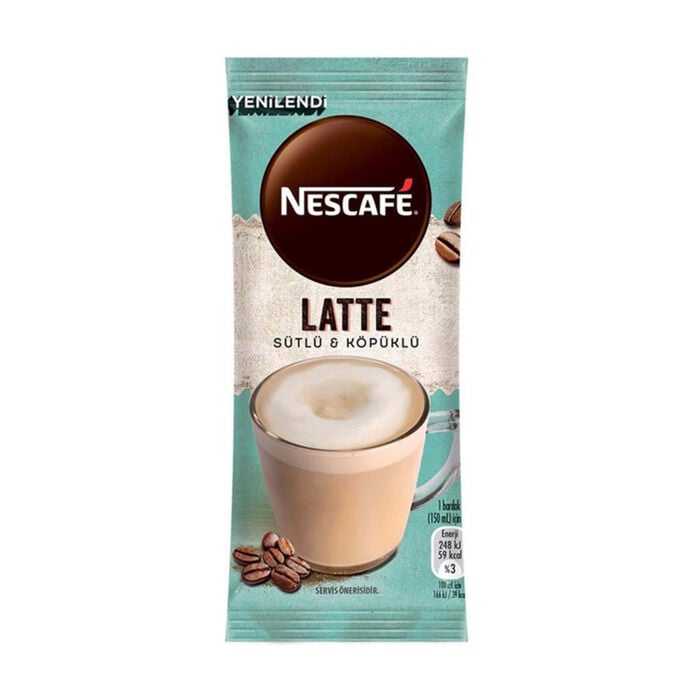 Latte Sütlü Ve Köpüklü Kahve Karışım 14.5 Gr
