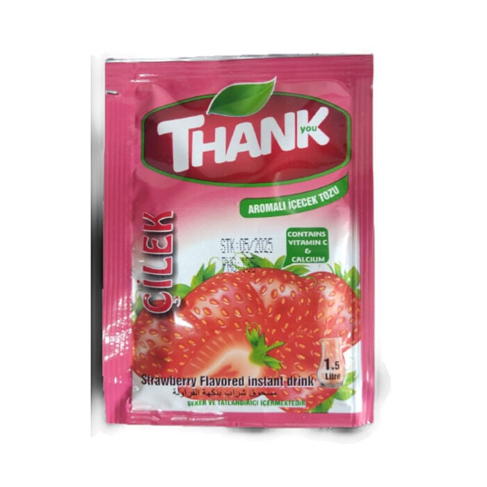 Aromalı İçeçek Tozu Çilekli