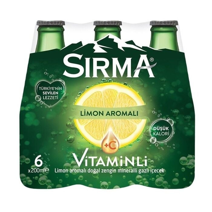 Maden Suyu C Plus Limon Aromalı 6x200 Ml