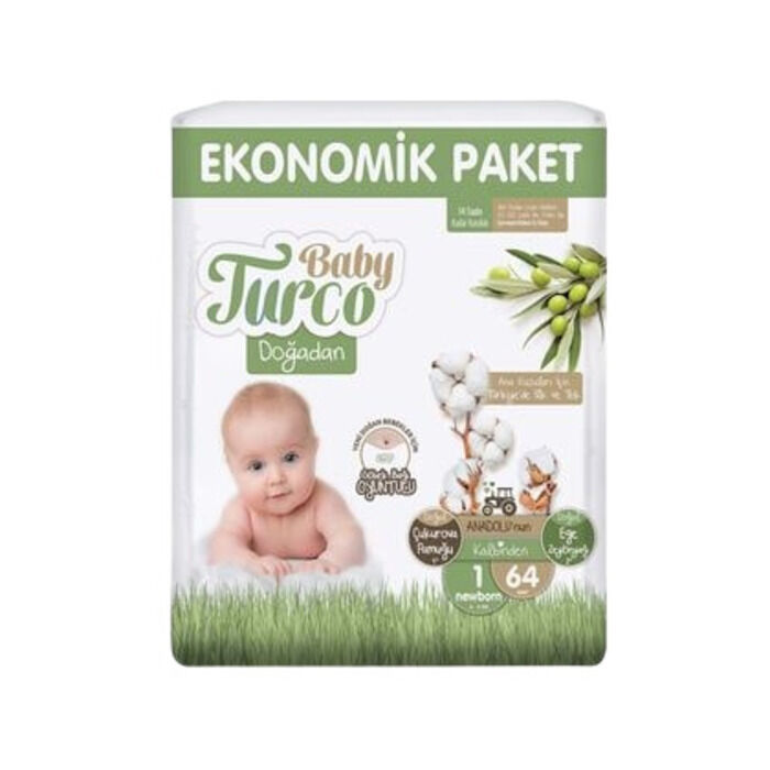 Bebek Bezi Doğadan No:1 64'lü