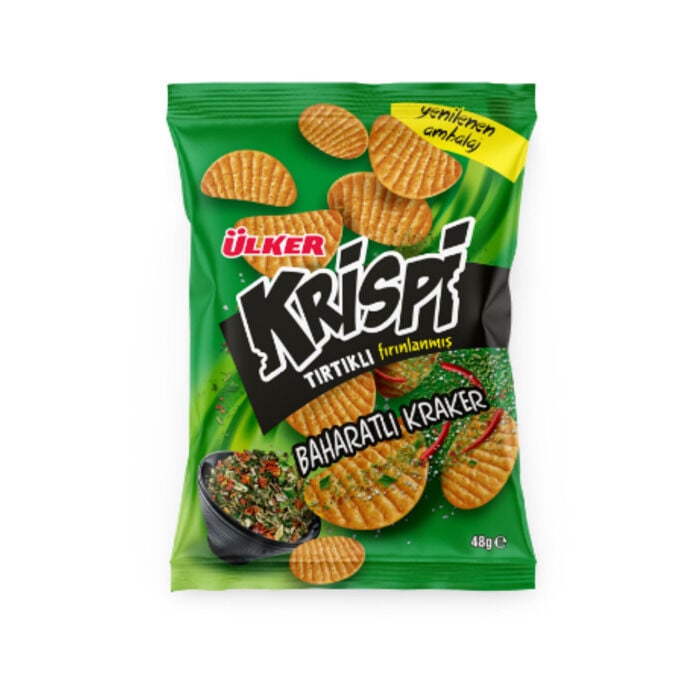 Krispi Tırtıklı Baharatlı 48 G
