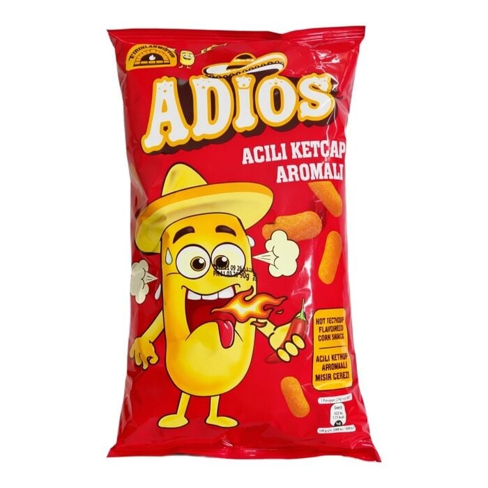 Acılı Ketçap Aromalı Mısır Çerezi 90 Gr