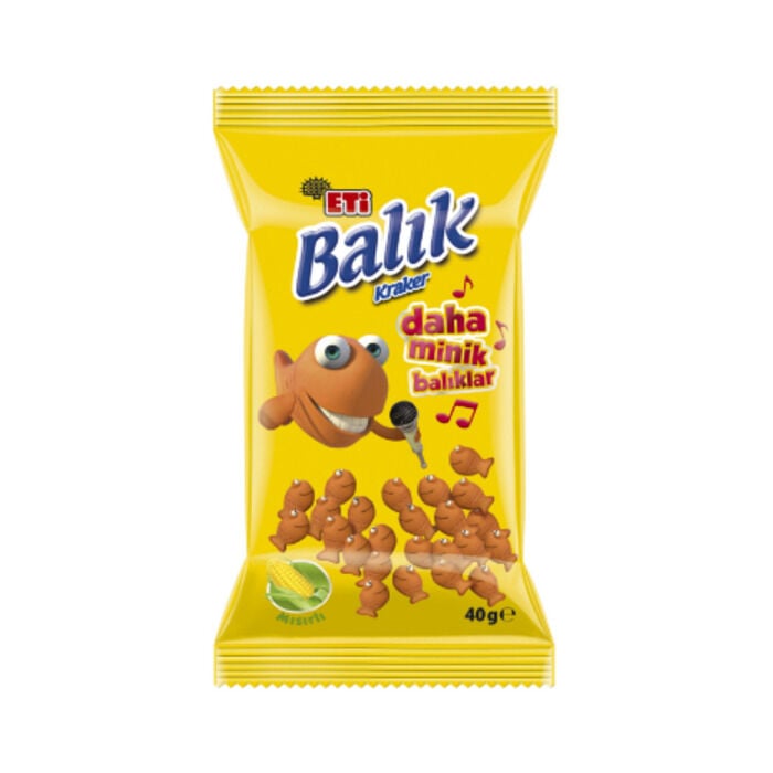 Mini Mısırlı Balık Kraker 40 G