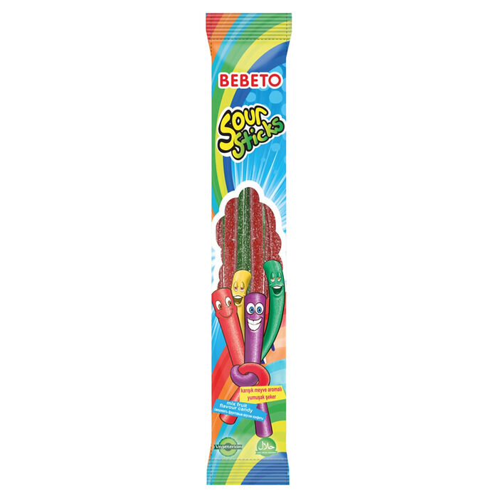 Sour Sticks Karışık Meyve Aromalı 30 Gr