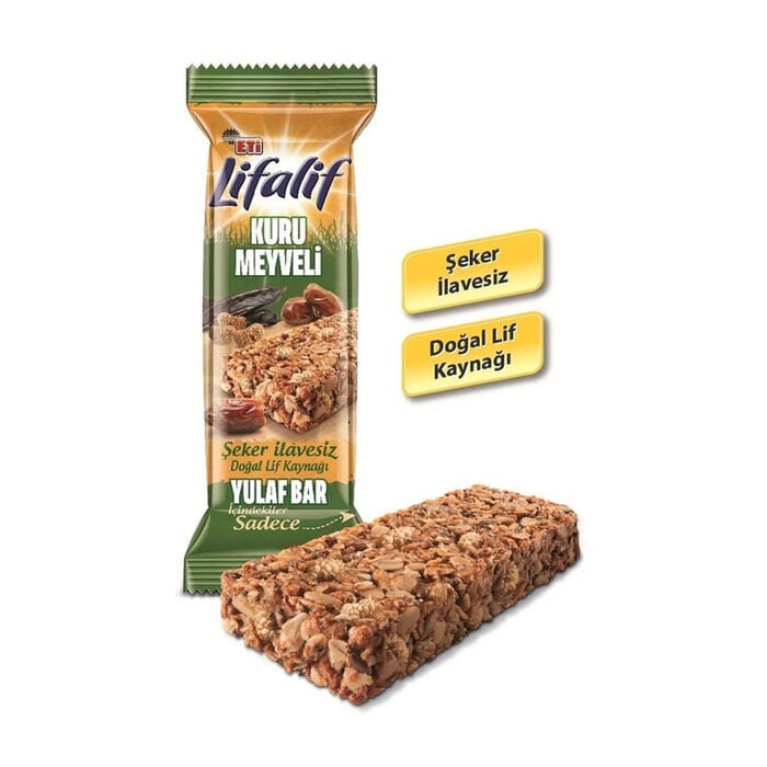 Lifalif Kuru Meyveli Yulaf Bar 35 Gr