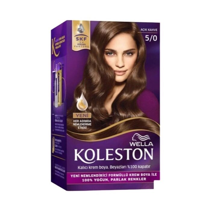 Saç Boyası Kit Açık Kahve 5/0