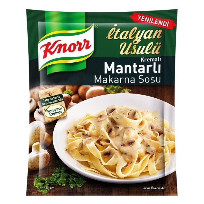Kremalı Mantarlı Makarna Sosu 52 Gr