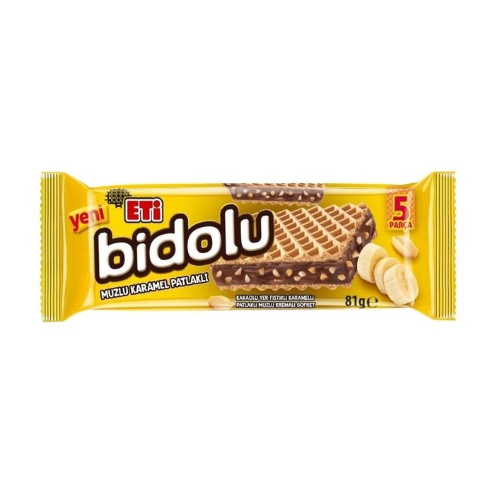 Bidolu Muz Kremalı Gofret 81 Gr