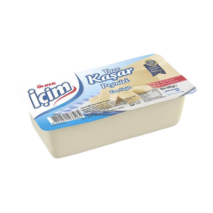 Tam Yağlı Kaşar Peyniri 600 Gr