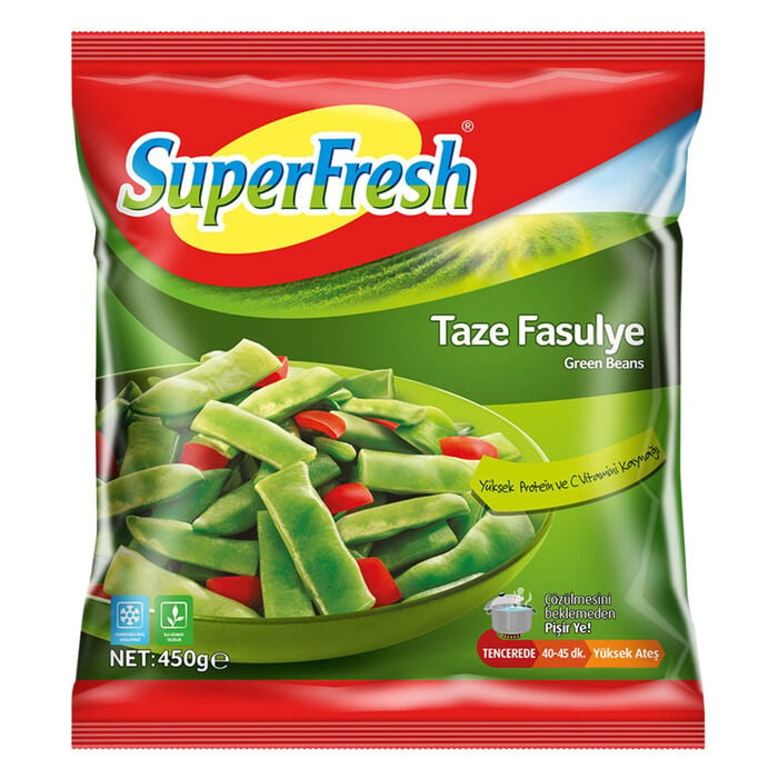 Fasulye Domatessiz Taze 450 Gr