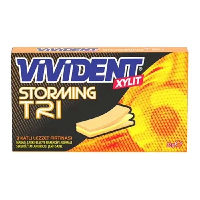 Storming Trı Mango Çarkıfelek Ve Narenciye Aromalı Sakız 33 Gr