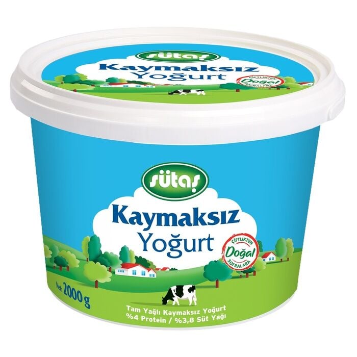 Kaymaksız Kova Yoğurt 2000 Gr