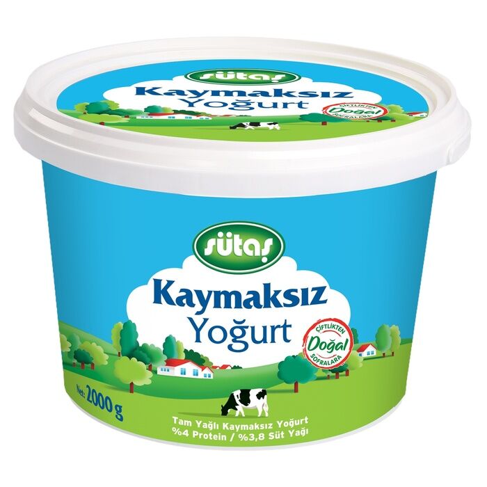 Kaymaksız Kova Yoğurt 2000 Gr