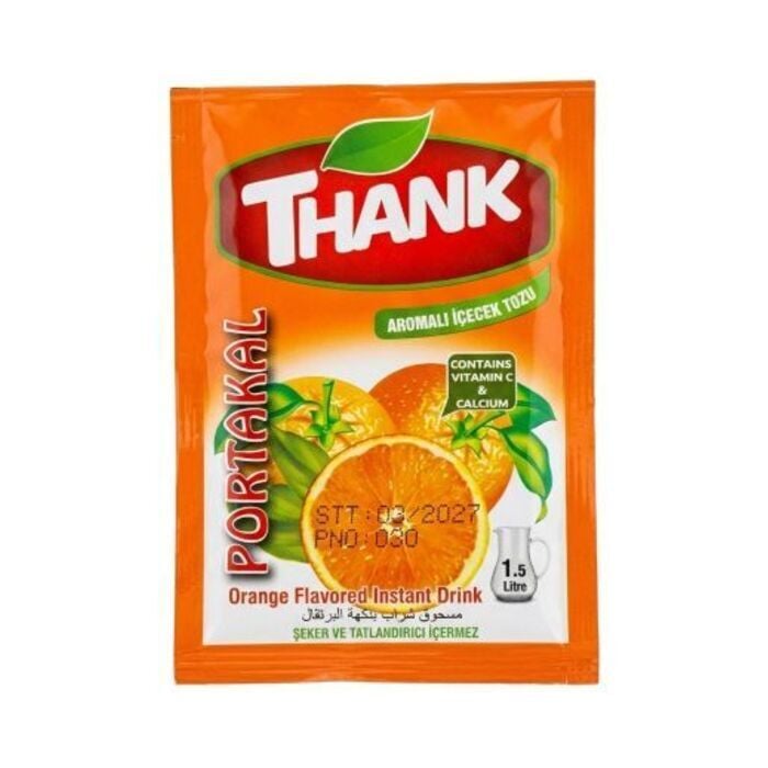 Portakal Aromalı İçecek Tozu 12 Gr