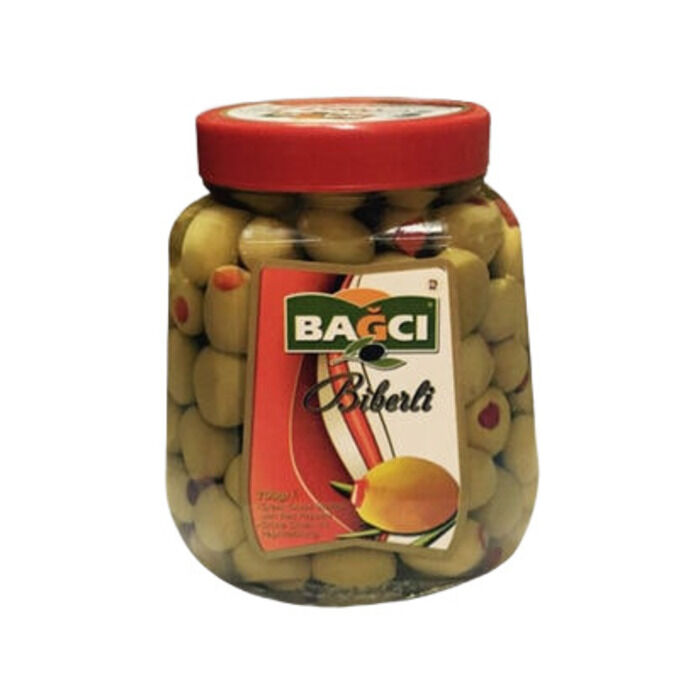 Yeşil Biberli Zeytin 700 Gr