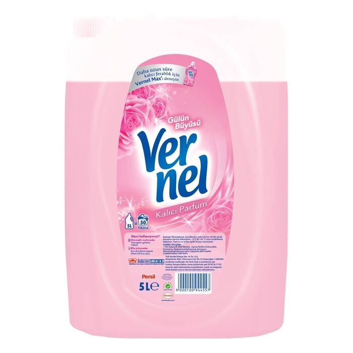 Çamaşır Yumuşatıcısı Gülün Büyüsü 50 Yıkama 5 Lt