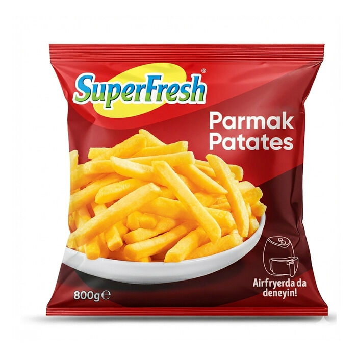 Dondurulmuş Patates 800 Gr