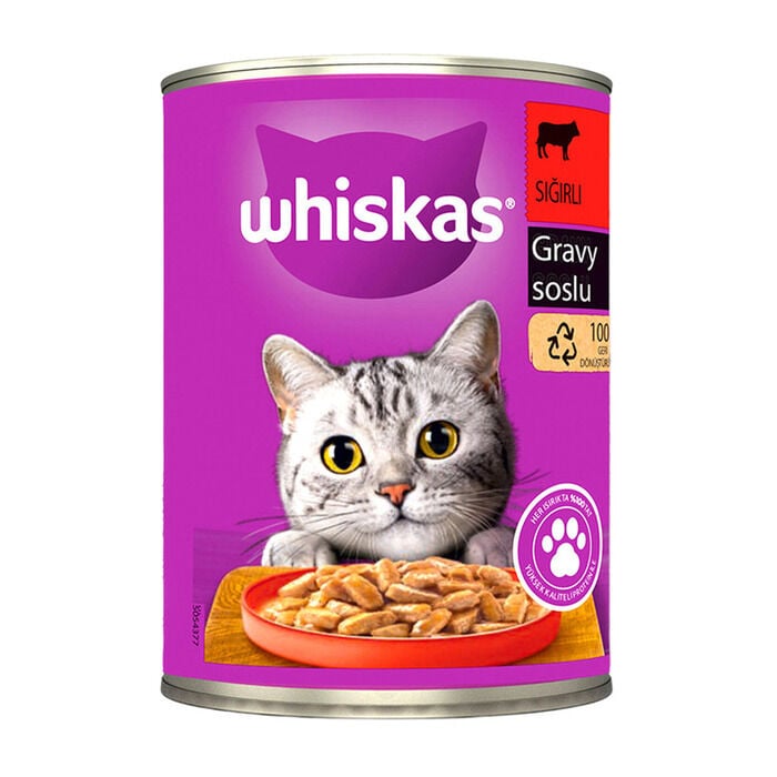 Gravy Soslu Sığırlı Yetişkin Kedi Konservesi 400 Gr