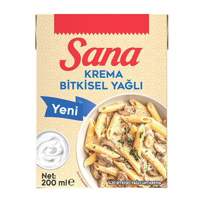 Krema %20 Bitkisel Yağlı 200 Ml