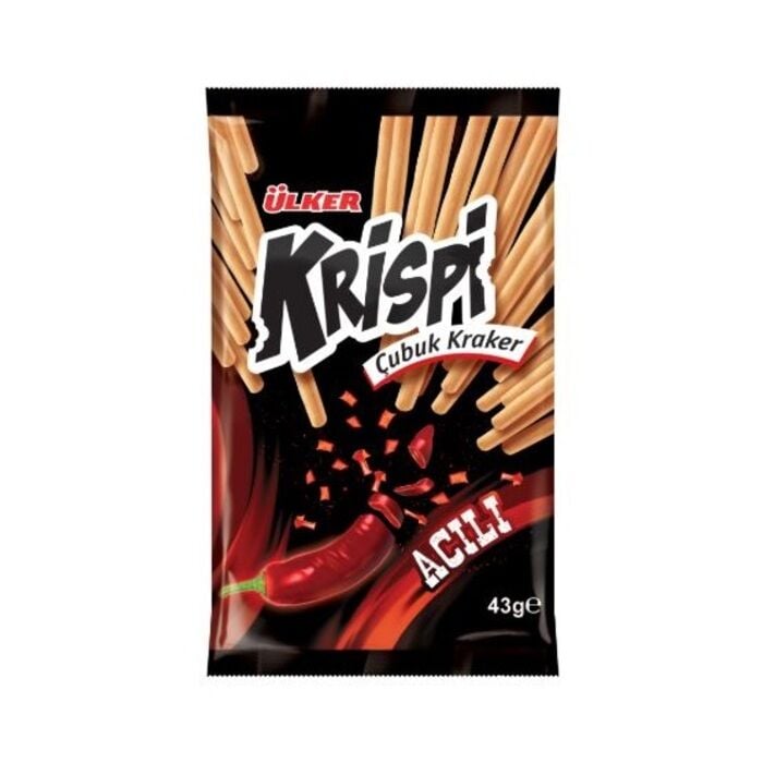 Krispi Acılı Çubuk Kraker 43 Gr