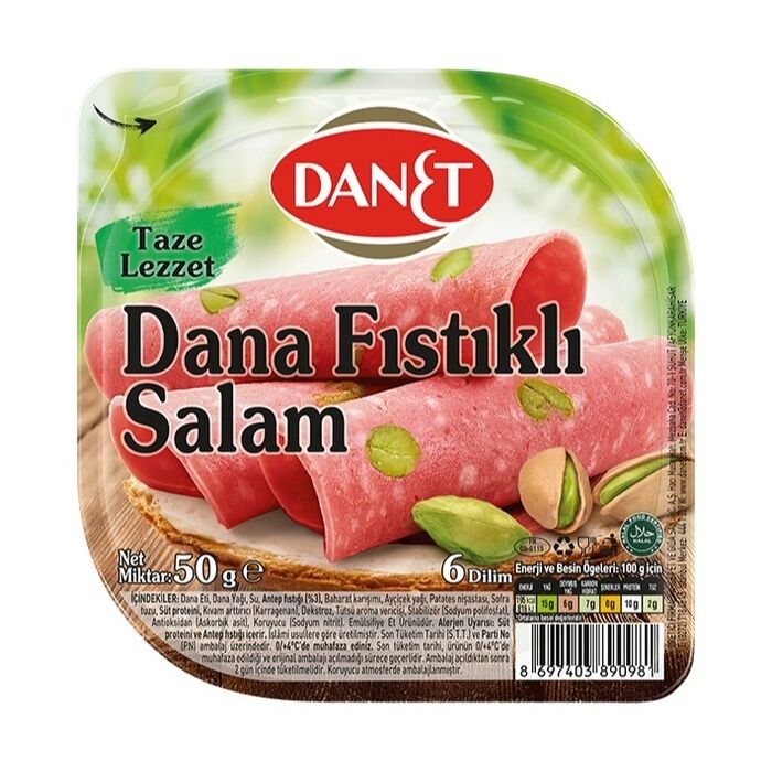 Dana Salam Tadımlık Fıstıklı Dilimli 50 Gr