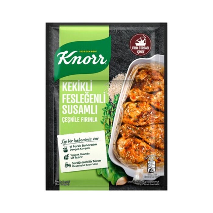 Kekikli Fesleğenli Susamlı Çeşnile Fırınla 29 Gr