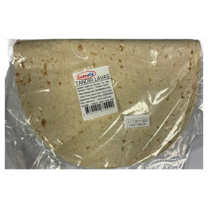 Tandır Lavaş 5'li 300 Gr