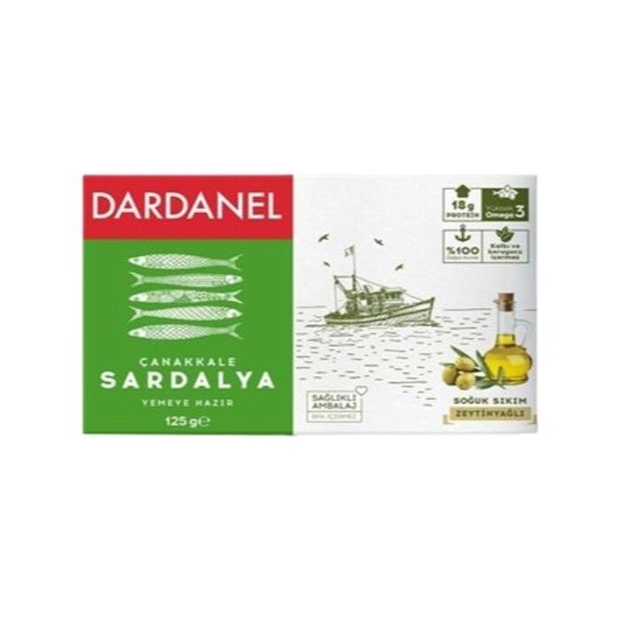 Zeytinyağlı Sardalya 125 Gr
