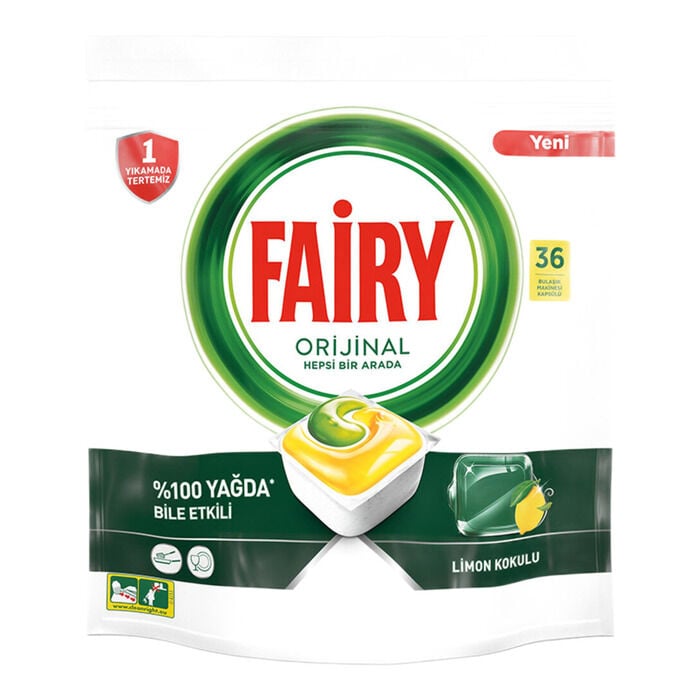 Hepsi Bir Arada Tablet Limon Kokulu 36'lı