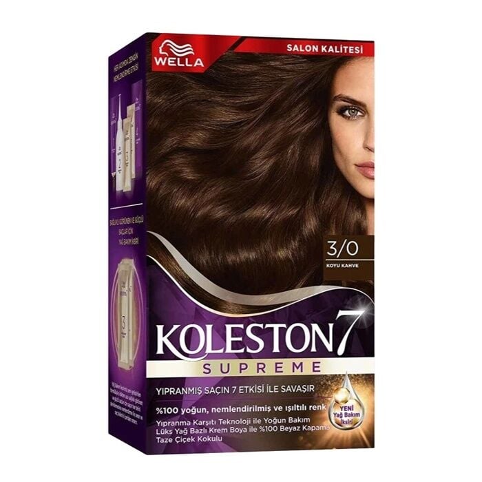 Wella Supreme Saç Boyası 3/0 Koyu Kahve