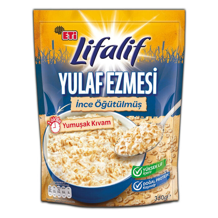 Lifalif İnce Öğütülmüş Yulaf Ezmesi 350 Gr