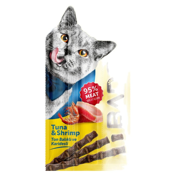 Kedi Ödül Maması Çubuk Ton Balık & Karides 3'lü