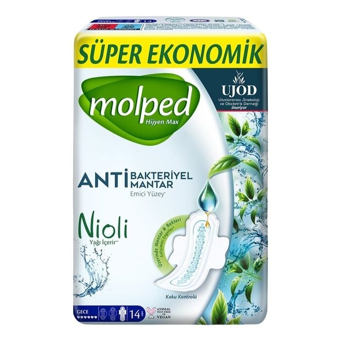 Hijyen Max Gece Ped Süper Eko 14'lü