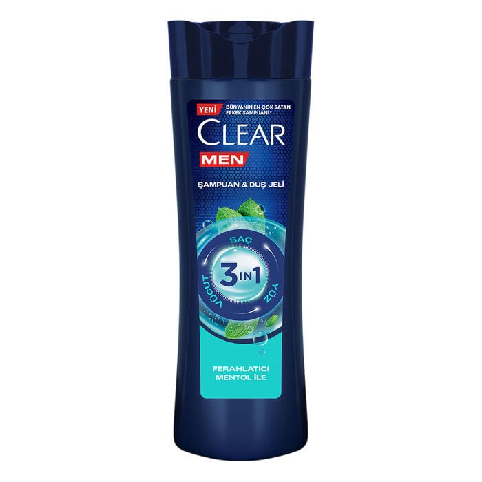 Men Şampuan & Duş Jeli 3in1 Arındırıcı Kömür 350 Ml