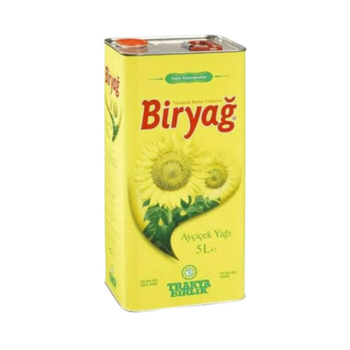 Teneke Ayçiçek Yağı 5 Lt