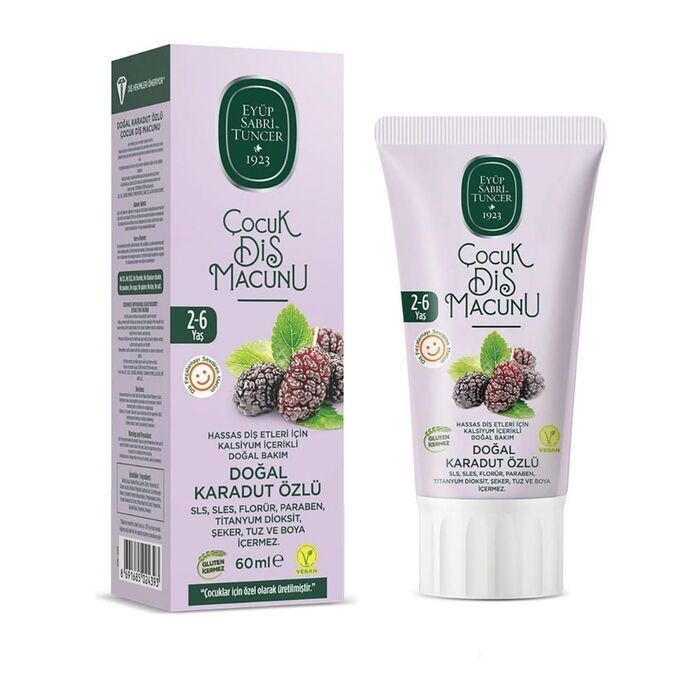 Diş Macunu Doğal Karadut Özlü Çocuk 60 Ml