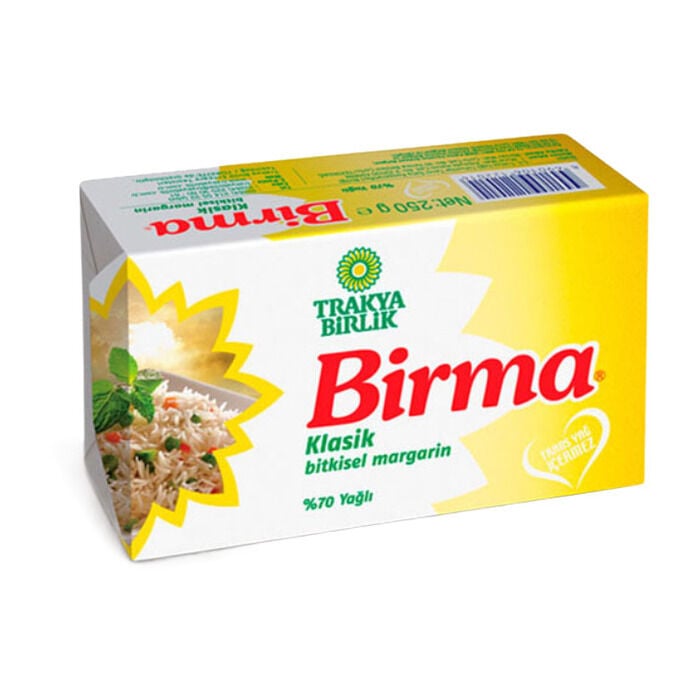 Margarin Bitkisel %70 Yağlı Paket 250 Gr