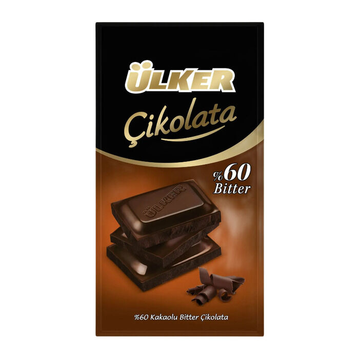 %60 Kakaolu Bitter Tablet Çikolata 70 Gr