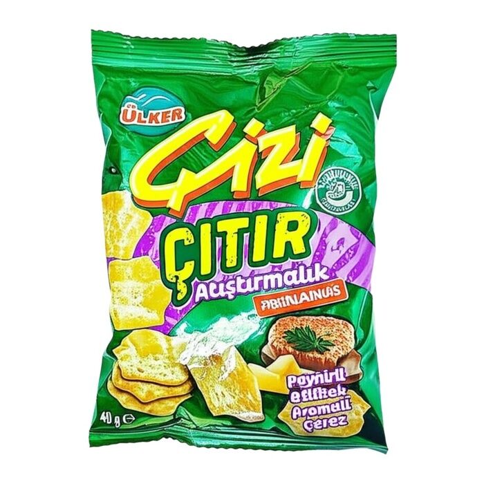 Çizi Çıtır Atışdırmalık Peynir Biftek Aromalı 40 Gr