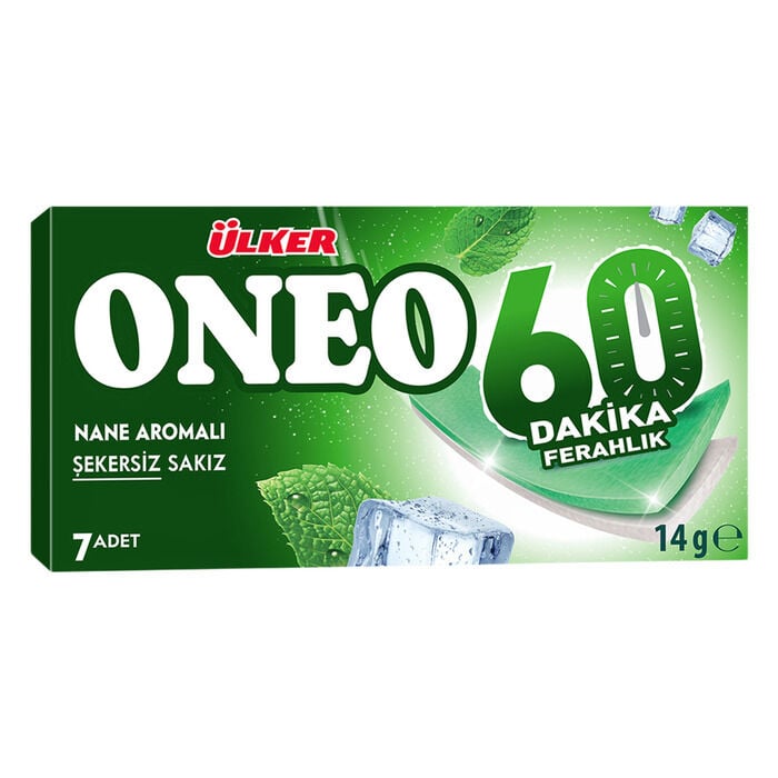 Sakız Yeşil Nane Aromalı 14 Gr