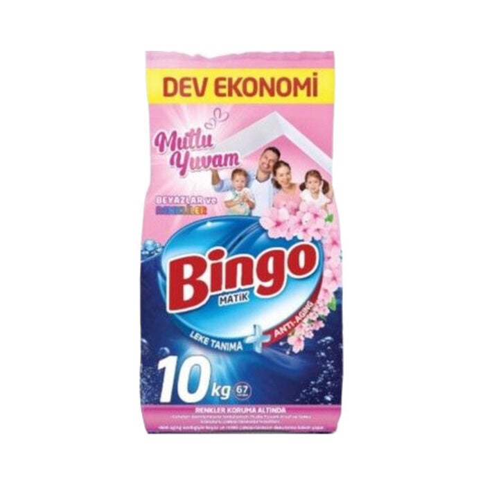 Matik Mutlu Yuvam Toz Çamaşır Deterjan Beyazlar & Renkliler 10 Kg