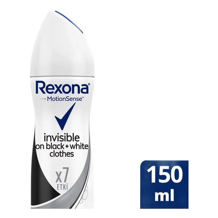 Deodorant Anti Perspirant Sprey Kadın Invisible Black White Ter Kokusuna Karşı Koruma 150 Ml