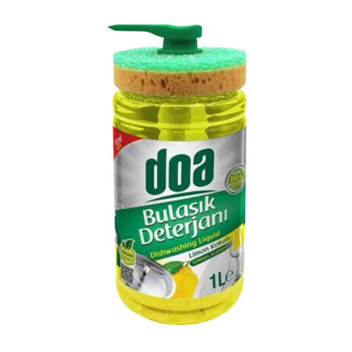 Bulaşık Deterjanı Limon Kokulu 1 Lt + Sünger Hediyeli
