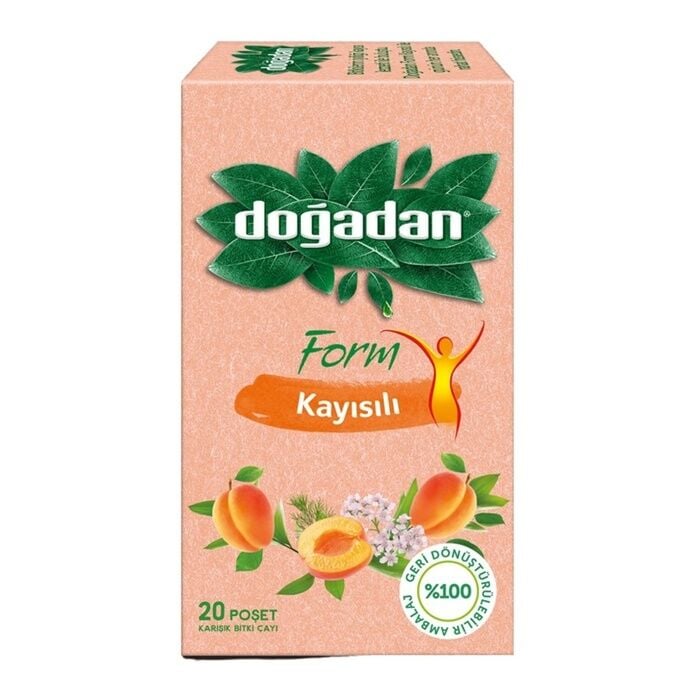 Form Kayısılı Karışık Bitki Çayı 20 Adet